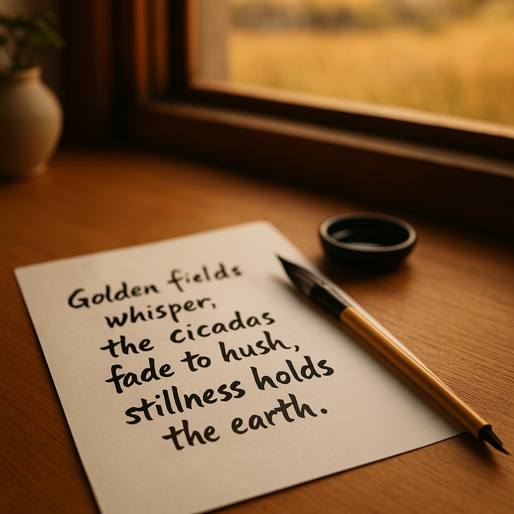 Haiku for Late Summer: Golden Stillness in TCM